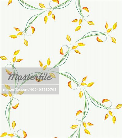 Seamless floral background. Illustration for your design.