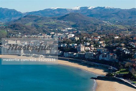 La Concha beach of San Sebastian (Donostia)