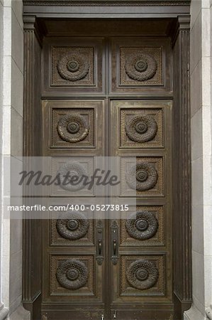 Washington State Capital Building Historic Bronze Door