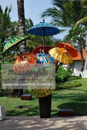 Colorful Pajeng Umbrella - Bali - Indonesia