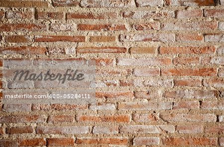 Background detail of brick wall