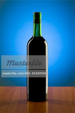 Wine concept with gradient background