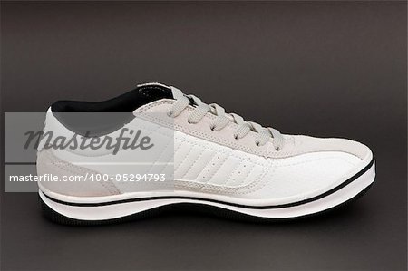 Sport shoes isolated on the white background