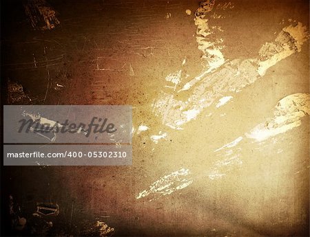 Brown grungy wall - textures for your design