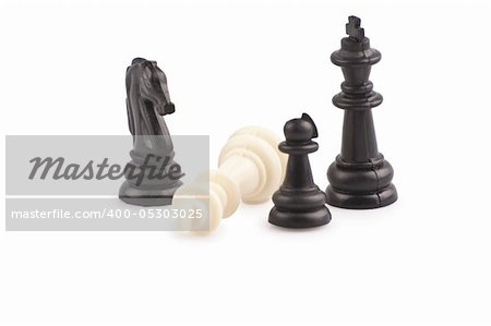 chess piece isolated on a white background