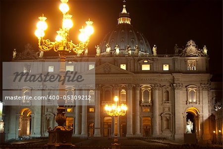 Rome. Vatican City. St Peter's Basilica.