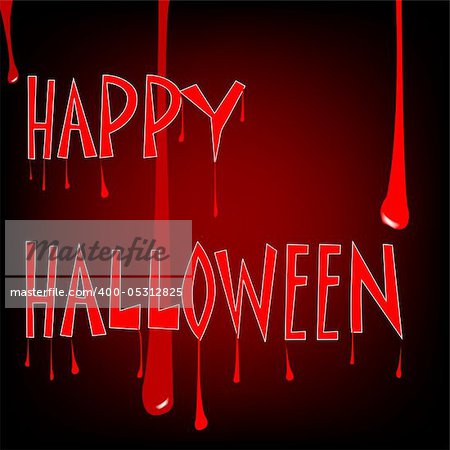 bloody halloween, vector art illustration; more drawings in my gallery