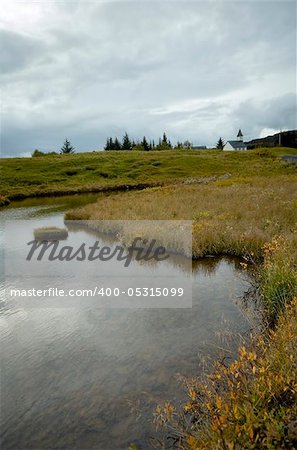 Small lake at Thingvellir National park