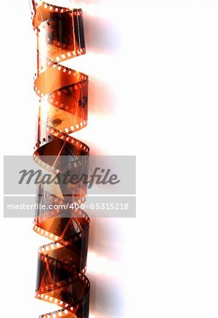 the filmstrip isolated on white background filmstrip roll.