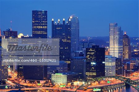 Skyline of downtown Pittsburgh, Pennsylvania