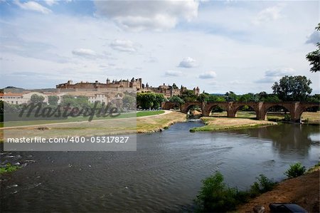 historical castle of Carcassonne - south of France