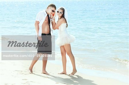 Wedding on the tropical beach