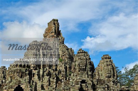 Bayon Temple at Angkor Siem Reap Cambodia