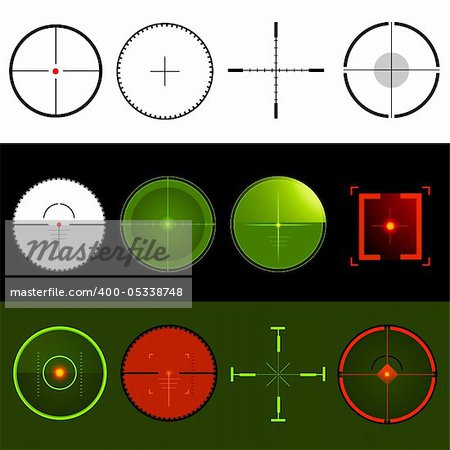 Vector Target Crosshairs