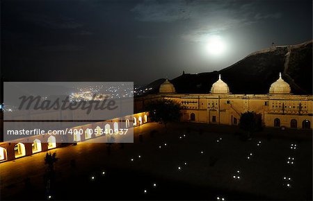 A view of Amber Fort at Jaipur, India