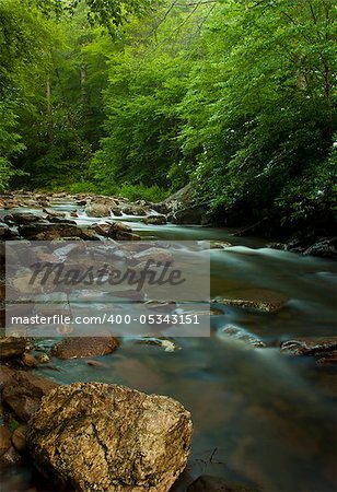 Fantastic river at Great Smoky Mountains National Park