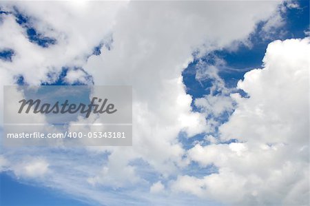 cloudy sky as background