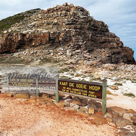 Cape of Good Hope in South Africa - square
