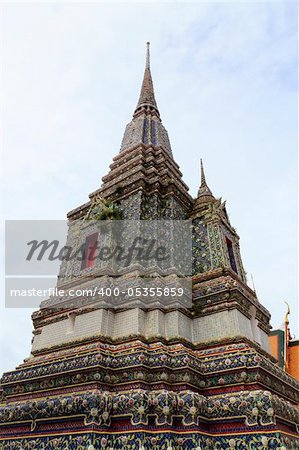 Stupa at Wat pho in Bangkok, Thailand.