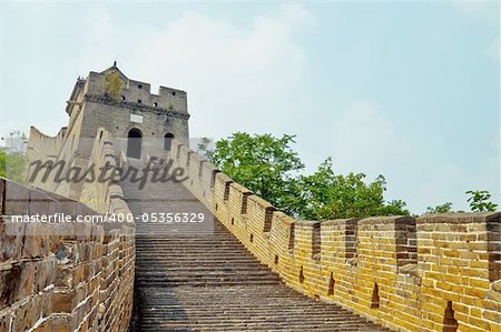 Section of The Great Wall in mutianyu site, China