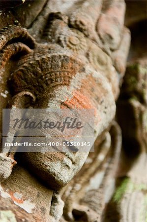 Smiling faces in the Temple of Bayon