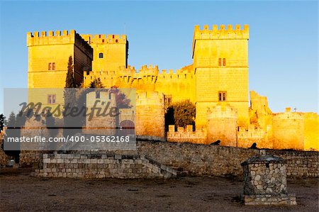 Castle of Ampudia, Castile and Leon, Spain