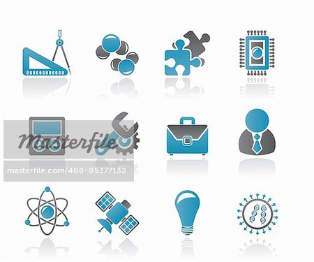 Science and Research Icons - Vector Icon set