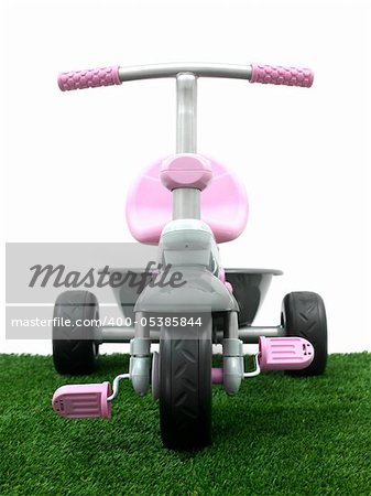 A trike isolated against a white background