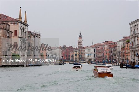 View at the Grand Canal in Venice, Italy