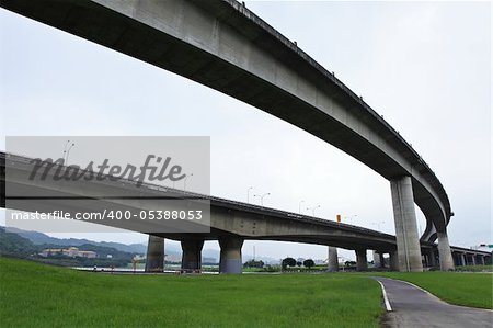 crossing highway overhead