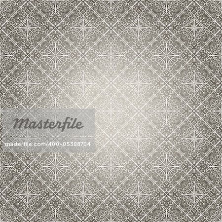 vector seamless background with snowflakes