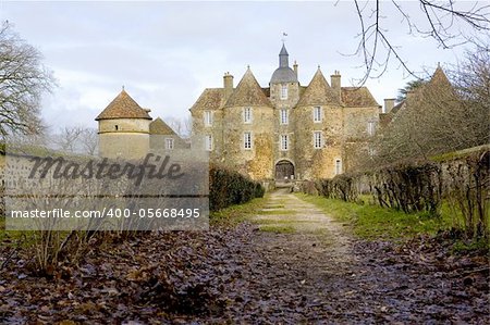 Chateau de Ratilly, Burgundy, France