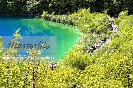 The plitvicka lake