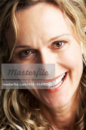 Portrait Of Middle Aged Woman