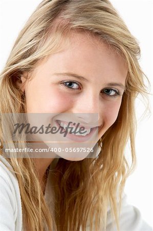 Portrait Of Smiling Teenage Girl