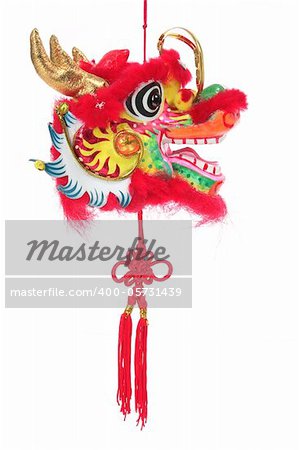 Year of Dragon on White Background