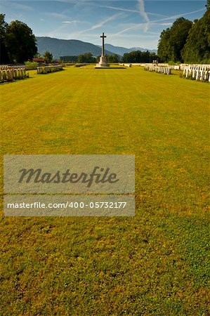 The British Military Cemetery in Bavaria, Germany