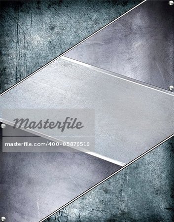 Metal plate steel background. Hi res