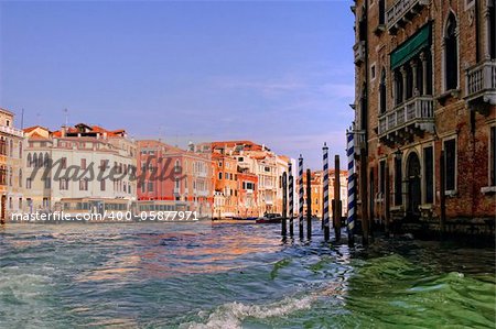 View on Venice Grand Canal. Italy
