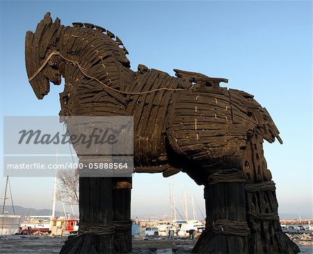 Trojan Horse in Canakkale ,Turkey.