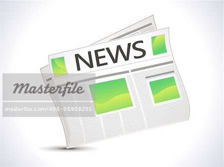 abstract news paper icon vector illustration