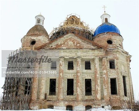 Restoration of an old beautiful church