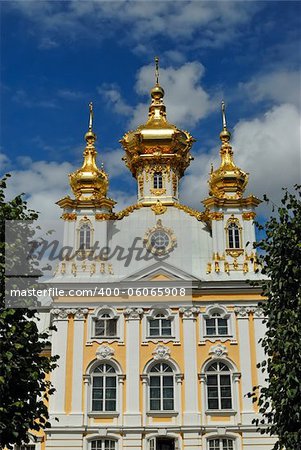 Church of the big Peterhof palace
