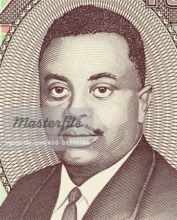 Prince Louis Rwagasore (1932-1961) on 100 Francs 2010 Banknote from Burundi. Burundi's national and independence hero.