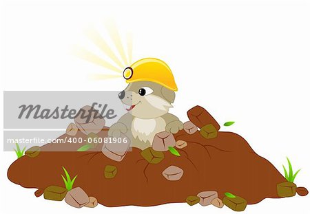 cute groundhog day vector background