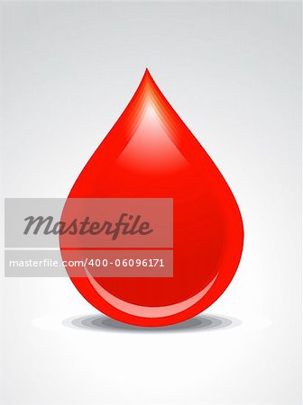 abstract blood drop vector illustration