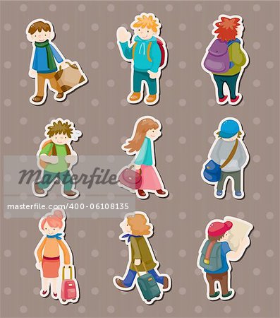 travel people stickers