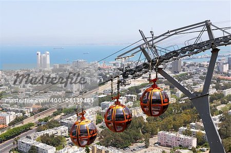 cable car in Haifa