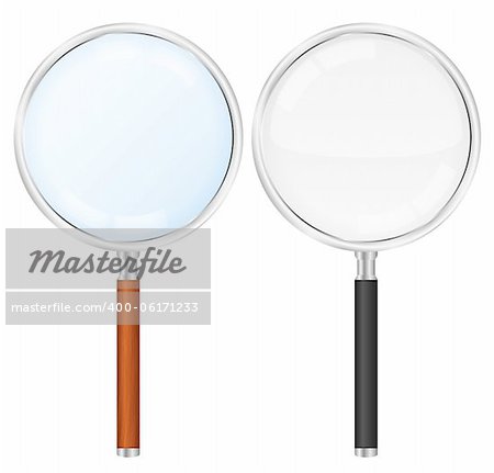 Magnifying glass, vector eps10 illustration