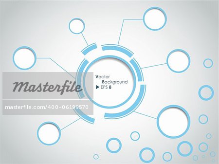 Abstract background with round elements - eps8 vector format